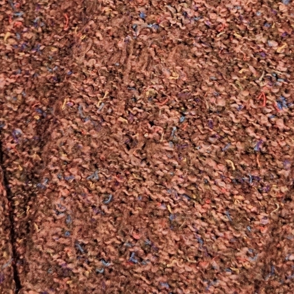 Alps Rust Orange Full Zip Mock Neck Cardigan Sweater‎ Size Medium Women's - Picture 5 of 12